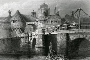 Sandwich, graveret af E. Challis, 1841