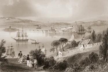 The Cove of Cork (nu Cobh), County Cork, Irland, fra 