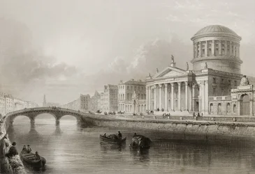 The Four Courts, Dublin, fra 