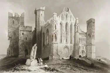 The Rock of Cashel, County Tipperary, Irland, fra 