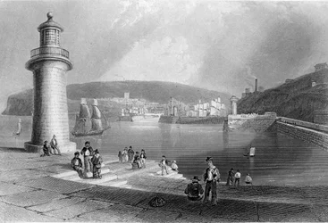 Whitehaven Havn, ca. 1840-50
