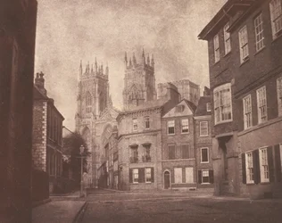 A Scene in York: York Minster fra Lop Lane