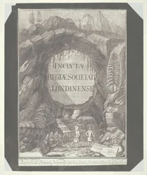 Kopi af titelsiden til "Enclosed to the Royal Society of London"