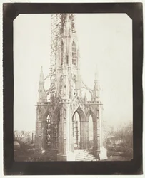Scott Monument under opførelse