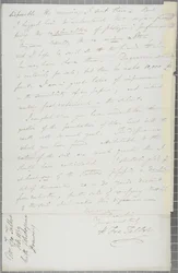 Underskrevet brev fra William Henry Fox Talbot til James David Forbes, 1839