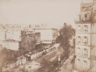Udsigt over boulevarderne i Paris