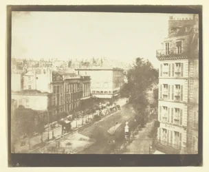 Udsigt over boulevarderne i Paris