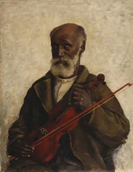 Gammel slave, ca. 1889 (olie på lærred)