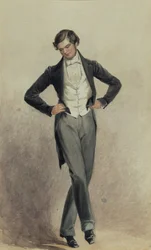 Footman (akvarel på papir)