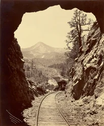 Camerons kegle fra "Tunnel 4", Colorado Midland Railway