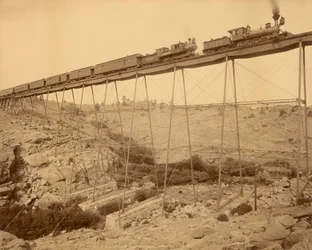 Dale Creek Bridge, Wyoming af Jackson