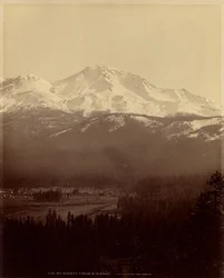 Mount Shasta set fra Sisson