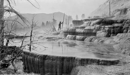 Yellowstone Nationalpark, Mammoth Hot Springs, ca. 1872