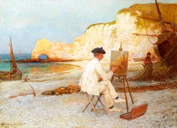 En maler ved havet, c.1885