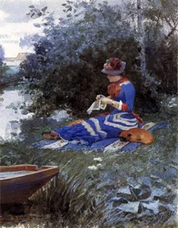 En stille eftermiddag, 1880