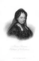 Maria Theresa, ærkehertuginde af Østrig, 1861.