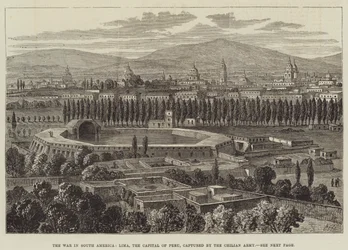 Krigen i Sydamerika, Lima, Perus hovedstad, erobret af den chilenske hær