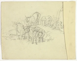 Kvæg (recto); Charlatanen (verso)