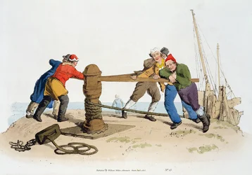 Fishermen at a Capstan, fra 