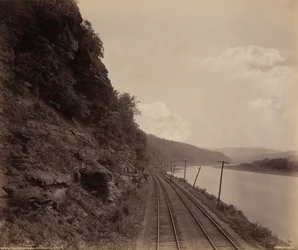 Cathedral Rocks, Susquehanna nær Meshoppen, ca. 1895 (foto)