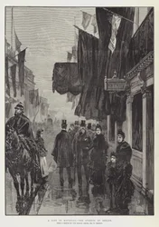 En by i sorg, Berlins gader