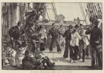 Livet ombord på en krigsmand, lørdag eftermiddag, Hands to dance og Skylark