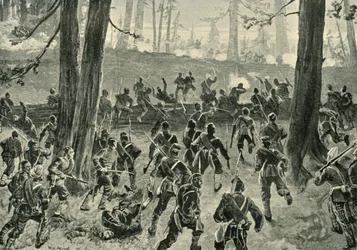Det sidste angreb på Spingawi Khotal, 1901.