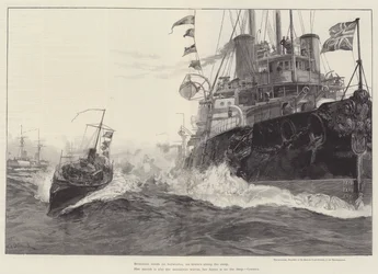 Sanspareil, flagskib af Sir Michael Culme-Seymour, i Middelhavet