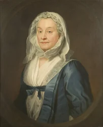 Portræt af Mrs John Jesser (olie på lærred)