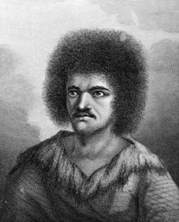 Otto, konge af Otaheite, illustration fra kaptajn James Cooks 