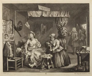 En prostituerets liv, tavle 3