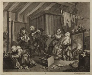 En prostituerets karriere, tavle 5