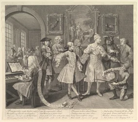 A Rakes Progress, Plade 2, 25. juni 1735.