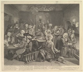 A Rakes Progress, Plade 6, 25. juni 1735.