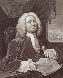Gravering af Daniel Lock Esq af William Hogarth