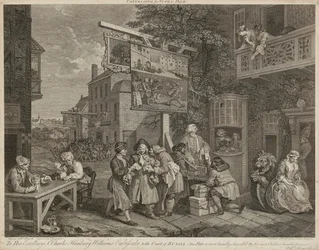 Humors of An Election (Sæt med fire) (gravering)
