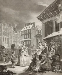 Morgen. Fra: De fire gange på dagen / De fire gange på dagen. 1738