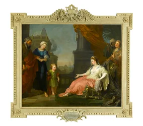 Moses bragte for Faraos Datter, 1746