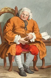Portræt af Simon Fraser, Lord Lovat, 25. august 1746, illustration fra 