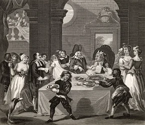 Sancho at the Feast Starved by his Physician, fra 