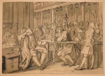 Skitse for industri og lediggang - Tavle X, 1747