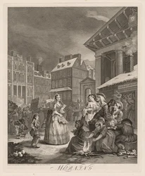 De fire gange på dagen: Morgen, 1738.