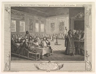Den flittige Prentice Grown Rich og Sheriff of London Industry and Idl..., 30. september 1747.