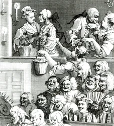 Det leende publikum, 1733