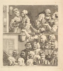 Det leende publikum, december 1733.