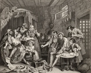 The Prison Scene, plade VII fra 