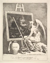 Tid med at ryge et billede, ca. 1761.