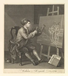 William Hogarth, Serjeant Maler til Hans Majestæt, 1764.