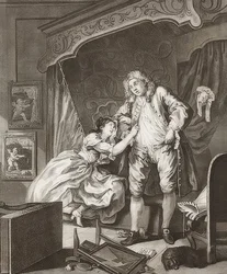 Todelt afsnit: Før og efter. Blad 2: Efter / Efter. 1736