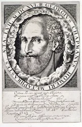 Portræt af George Chapman (ca. 1559-1634) ca. 1609-10